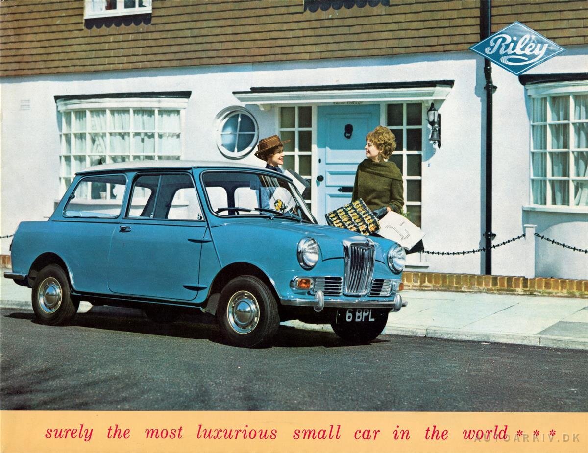 MINI RILEY bilbrochure, auto katalog, auto prospekt, automobile